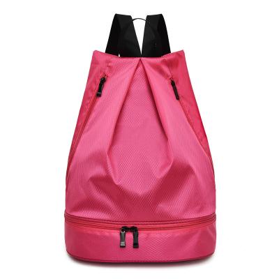 China Waterproof Wholesale Sports Backpack Female Outdoor Wet & Dry Bag Divider Swimming Hike Bag for sale