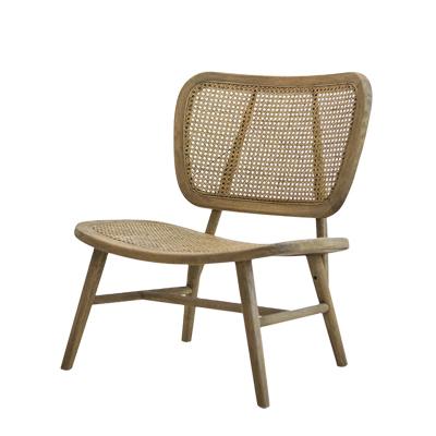 China Outdoor Rattan Convertible Wicker Garden Chair Furniture Rattan Dining Chair Home For Hotel Home Use for sale