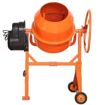 China Construction Industry 140L-350L Portable Electric Motor Hand Push Concrete Mixer Cement Mixer for sale