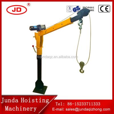 China TRUCK CRANE 0.5TON/500KG Small Truck Crane Pickup Crane 1000kg Hydraulic Electric Truck Crane for sale