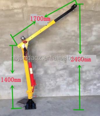 Китай TRUCK CRANE 360 Degree Mini Swivel Pickup Crane DC 12V 24V Hydraulic Electric Winch Truck Crane продается