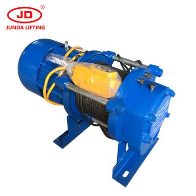 China Construction Hoist Small Hoist Motor 0.3-2ton Electric Wire Rope Lifting Hoist for sale