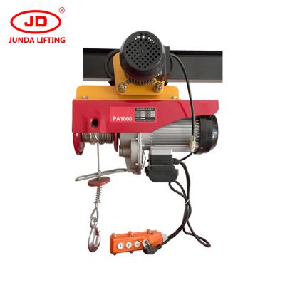 China PA mini cable hoist wire rope electric wire rope hoist construction hoist micro PA lift hoist for sale