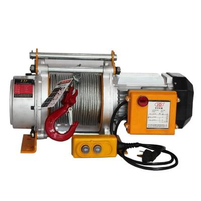 China CRANES 100kg to 1t 380v 220v KCD Electric Wire Rope Hoist with Safety Electromagnetic Brake for sale