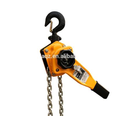 China Hotels 1.5t 6m High Quality 304 Stainless Steel Handle Lever Block Chain Hoist for sale