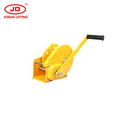 China Durable CRANES Wire Rope Hand Winch Self Locking Small Manual Hand Brake Winch Hand Winch for sale