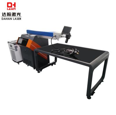 China Metal Channel Letter Announcements Signs Signs Laser Welding Machine 300 500w Dahan Steel Laser Repair Handheld Welder for sale