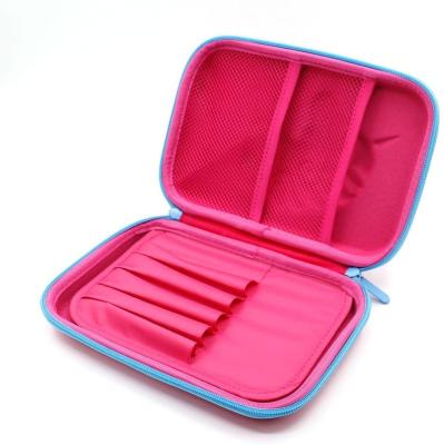 China Cute Unicorn Color Embossed Hardtop 3d EVA Girls Pen Box Pouch Pencil Case Factory Direct Kids Shockproof Pink for School Te koop