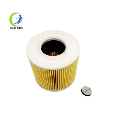 China Suitable element vacuum cleaner dust filter cylindrical shape wet/dry air filter replaces toKarcher A2004 A2054 A2204 A2656 WD2.250 WD3.200 WD3.30 for sale