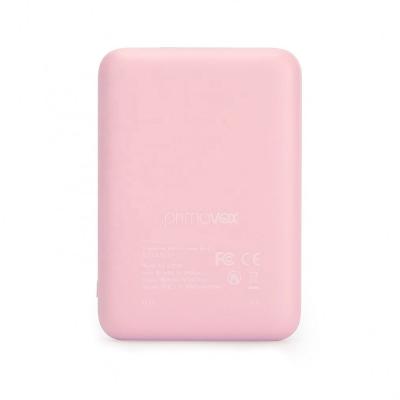 China New Design 2 Outlet Ports Power Bank Mini Large Pink Girl Power Bank Ultra-thin Fast Charge 10000mAh Capacity for sale