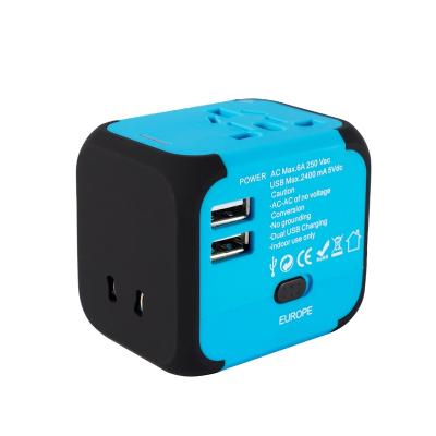 China Hot Selling 4 USB Ports OEM Support Multiple Countries Coverage 150 Universal Travel Charger Charging Adapter for sale