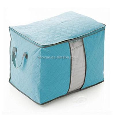 China OYUE Viable New Products 10.7 x 9.2 x 0.7cm Clear Folding Mattress Cloth Storage Bag for sale