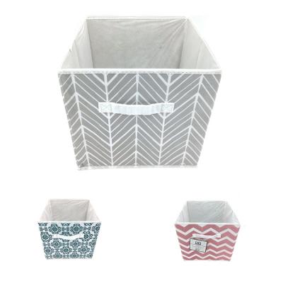 China Hot Sale Viable Folding Cloth Non-woven Toy Home Storage Box For Kids for sale