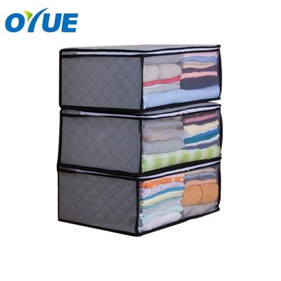 China Viable Wholesale Customized Collapsible Folding Fabric Storage Box Trash Cans for sale