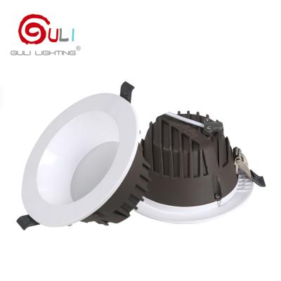 China Patented modern indoor recessed mounted round smd 12w 24w 30w 40w private mold led downlight for sale