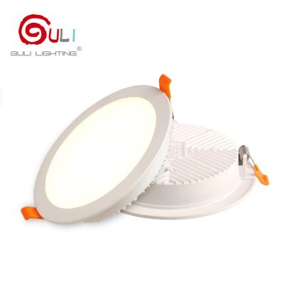 China Patented Adjustable Ceiling SMD 5w 9w 12w 18w 24w Modern Mold Private 3 Colors Adjustable Round Recessed Led Downlight for sale