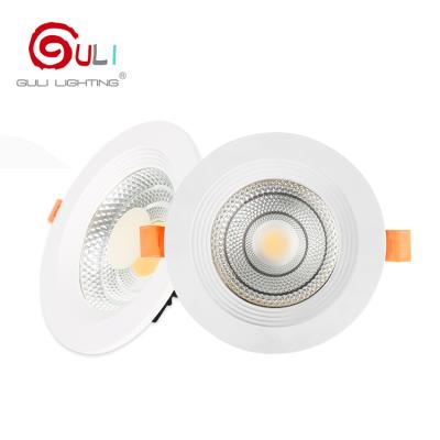 China New Patented Private Mold Design Hotels Homes Lighting COB 5w 7w 12w 18w 25w 30w Recessed Led Downlight Prices for sale