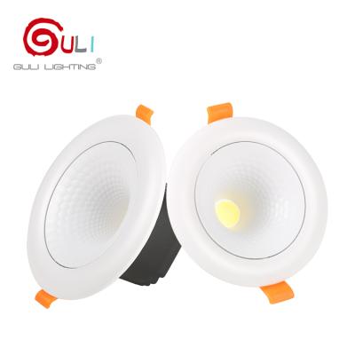 China Patented high quality private mold dali frame recessed profile fixture 3 color adjustable COB 5w 7w 12w 18w wall led spot light for sale