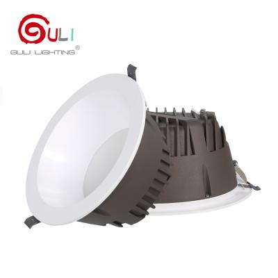 China Private Mold Patented TDC Adjustable 12w Anti-glare Recessed Mounted Ultra Thin 24w 30w 40w Led Downlight for sale