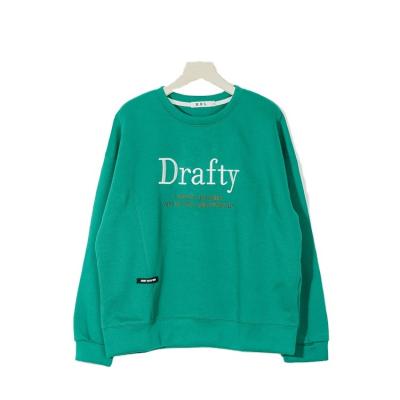 China Anti-wrinkle Embroidery letter technolog Sporty oversized women's sweaters for sale