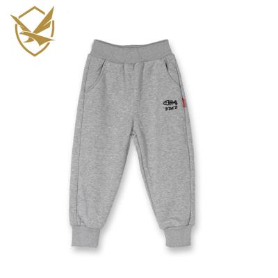 China Color Fade Proof Casual Kids Jogger thick Unisex active sporting wear Fish Bone Jogger Thick Sweatpants for sale