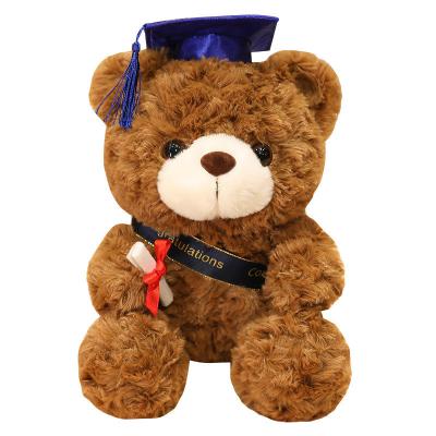 China Graduation Bears Plush Graduation Soft Stuffed Bears Teddy Bear Animal Toys Cute For Kids Graduate Gifts for sale