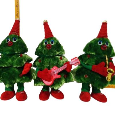 China Wholesale ALIJIA Festival Singing Christmas Tree Toy Custom High Quality Dancing Christmas Tree Stuffed Toy for sale