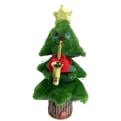 China Dangcing ALIJIA Factory Custom High Quality Christmas Tree Toy Singing Christmas Tree Dancing Stuffed Toy For Christmas for sale