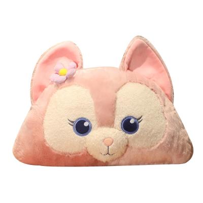 China Wholesale Custom Plush Fox Stuffed Pillow Fairy Soft Cute Lena Belle Half Round Bedside Cushion Plush Pillow Stuffed Animal Toy for sale