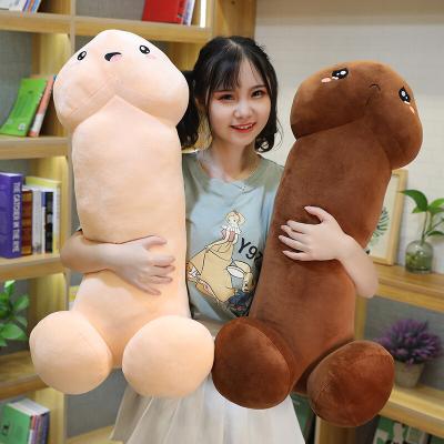 China Creative fun Amazon sale baby cute hot soft plush stuffed toy simulation penis pillow shape cute plush toy for gift for sale