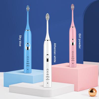 China Dupont stiffen wholesale cheap adult waterproof filling induction vibrate function smart mode 5 timer sonic electric toothbrush for sale