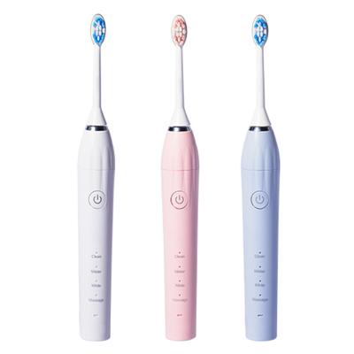 China Dupont stiffens timer IPX7 waterproof smart induction charging rechargeable sonic electric toothbrush for sale