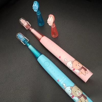 China Waterproof LED Light Display Battery Operated Sustainable Automatic Children's Electric Toothbrush With LED for sale