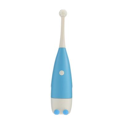 China Dupont Stiffens Kids Cartoon Baby Shape Automatic Sonic Electric Toothbrush Waterproof Silicone for sale