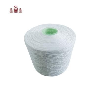 China Anti-bacteria 100% Spun Polyester Yarn 42/2 Raw White Yarn For Sewing Thread for sale