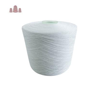 China Anti-bacteria 60s/2 60s/3 Raw White 100% Spun Polyester Yarn For Sewing for sale