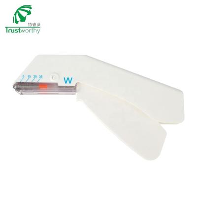 China PP CE Certificated 35 W Popular Sterile Surgical Disposable Medical Wound Skin Staplers for sale