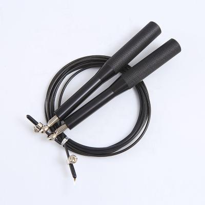 China Custom Adjustable Length Fitness Fitness Jump Rope With Logo ALU Logo Gym Handle High Speed ​​Jump Rope for sale