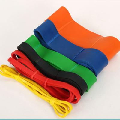 China Logo High Elasticity Women Long Latex Resistance Band Set Premium Eco-Friendly Custom Made High Quality Belt for sale