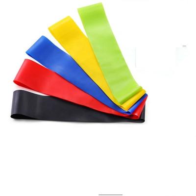 China Colorful Logo Fitness Exercise Resistance Bands Custom Made High Elasticity Resistance Bands Set Low Price Resistance Band Set for sale