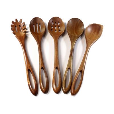 China Sustainable Cheap Walnut Wooden Kitchen Utensils Latest Made In Porcelain With 100% Safety for sale