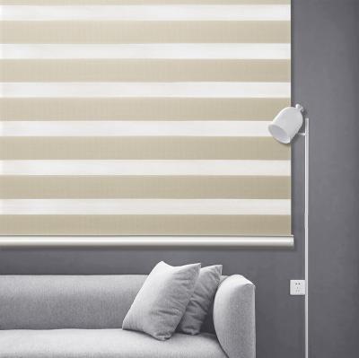 China Manual roller day and night curtains in modern blinds installation for living room window blinds for sale