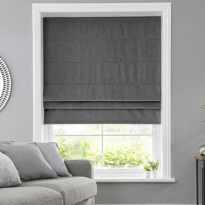 China 100% Polyester Roman Shade High Quality Traditional European Style Plain Blind Standard Window for sale