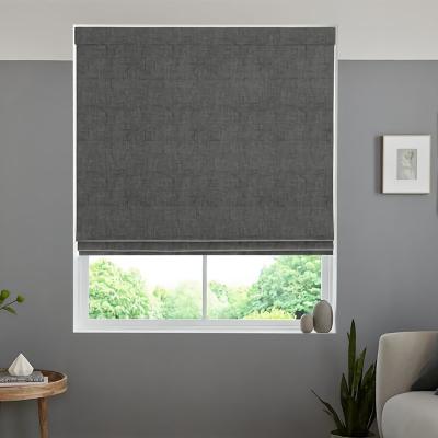 China 100% Polyester Roman Shade Modern High Quality European Style Plain Standard Window Blind for sale