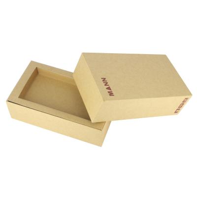 China OEM Recyclable Custom Logo 3C Cell Phone Case Kraft Paper Cardboard Paper Packaging Refilling Rigid Boxes for sale