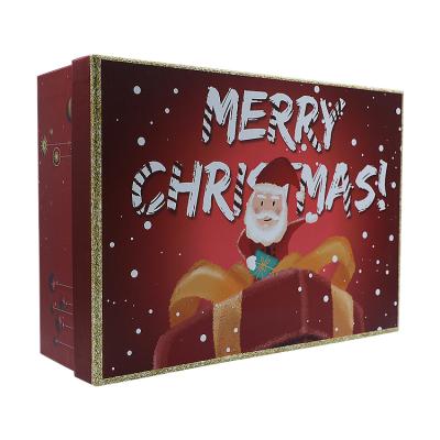 China Recycled Materials China Factory Direct Custom Printed Newest Cardboard Rigid Kraft Birthday Christmas Scarf Gift Card Box With Sleeve for sale