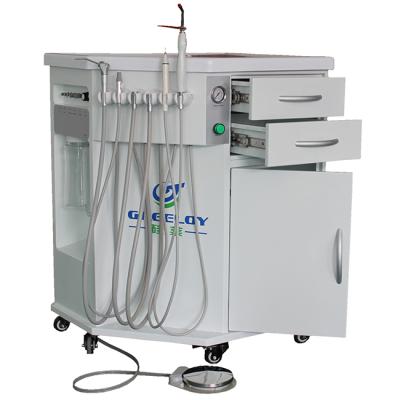 China Dental Regional Delivery Trolley Dental Unit Mobile Dental Unit Chair Self Contained Air Compressor Unit For Veterinarian for sale