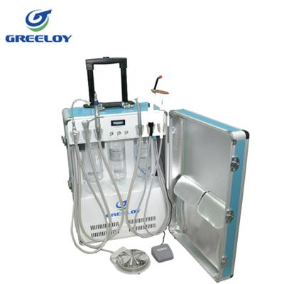 China New Metal Portable Dental Unit Mobile Dental Delivery Trolley / Portable Dental Unit CE for sale