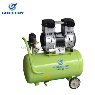 China oil free dental oil free air compressor with a 50 liter air tank/dental air compressor for sale