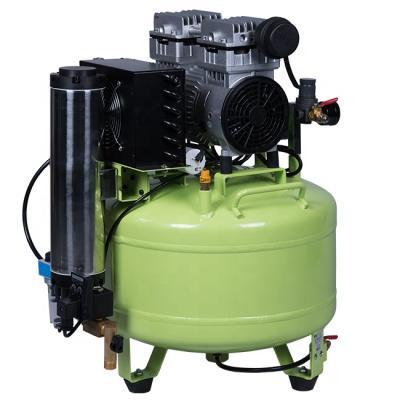 China Europe Oil Free Air Compressor Dental Use With Air Dryer Greeloy GA-81Y for sale